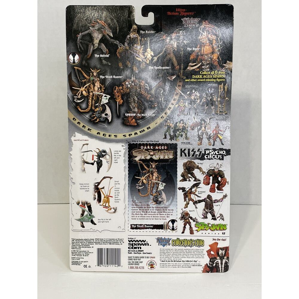 McFarlane Spawn Dark Ages Series 11 The Skull Queen Action‎ Figure NIB 1998 - Picture 4 of 14